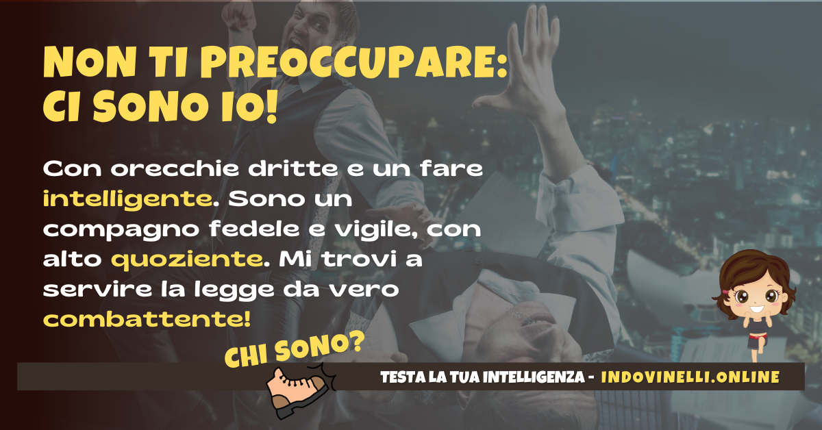 Non Ti Preoccupare: Ci Sono Io - Indovinelli Online